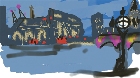 St. Paul's from Bankside | Digital Art | 145 x 105mm | £120