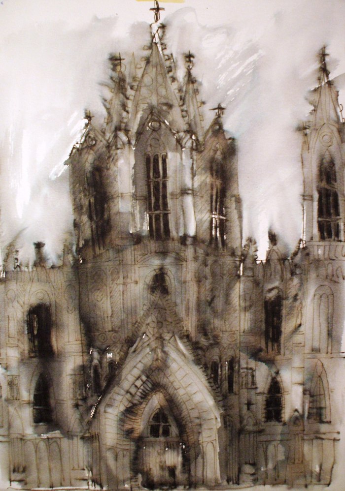 Barcelona Cathedral | Pen and Ink | 490 x 740mm | £340