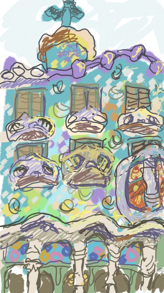 Casa Battlo, Barcelona | Digital Art | 210 x 297mm | £150