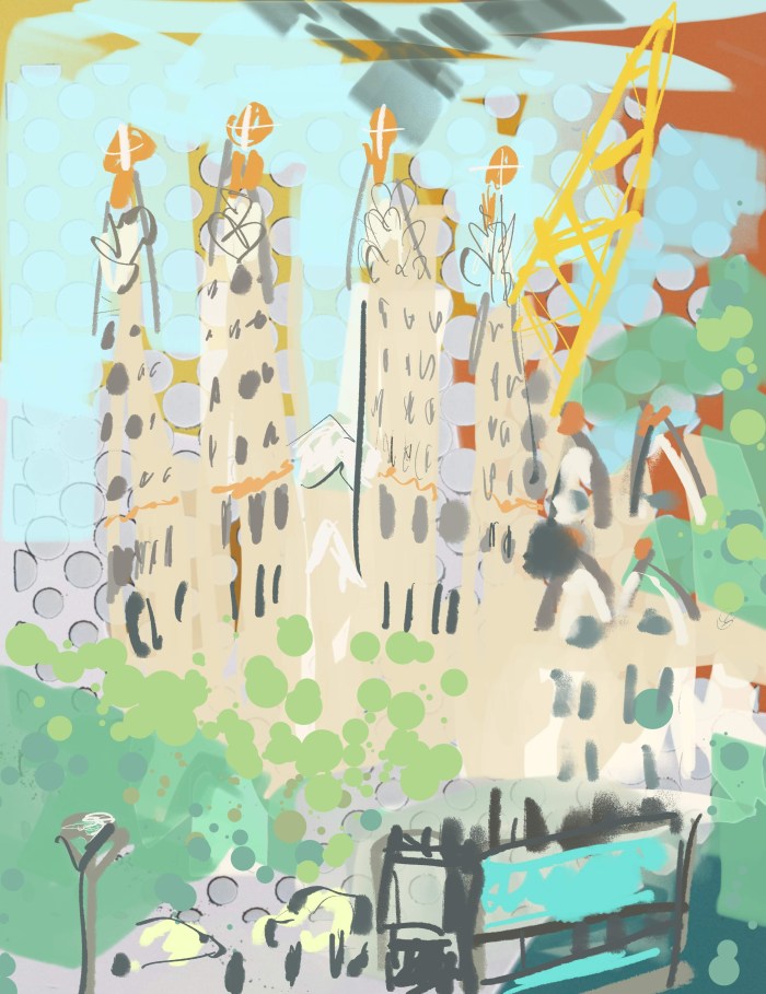 The Ever-Changing La Sagrada Familia | Digital Art | 210 x 297mm | £150