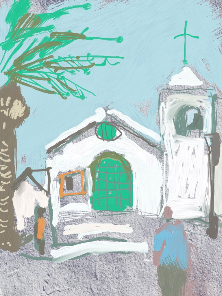 Lanzarote Church | Digital Art | 210 x 297mm | £150