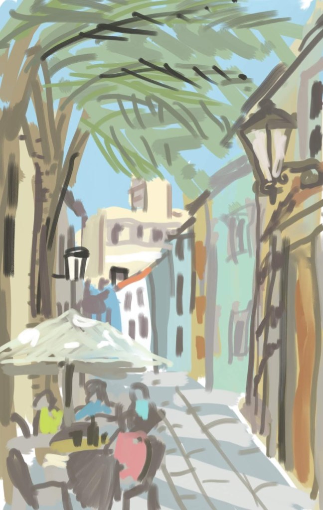 Siesta Time in Gran Canaria | Digital Art | 210 x 297mm | £150