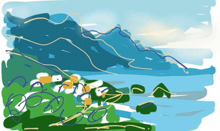 Benijo Beach, Tenerife | Digital Art | 297 x 210mm | £150