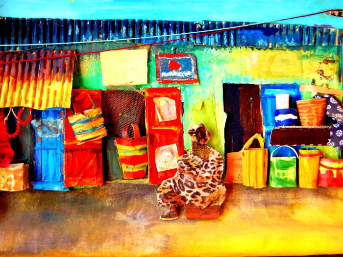 Heat of the Midday Sun | Mixed Media | 420 x 290mm | Sold original, available as a print