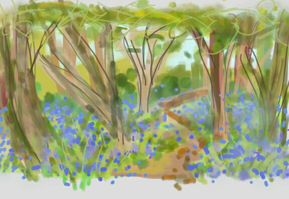 Bluebell Woods | Digital Art | 210 x 297mm | £150Bluebell Woods | Digital Art | 210 x 297mm | £150