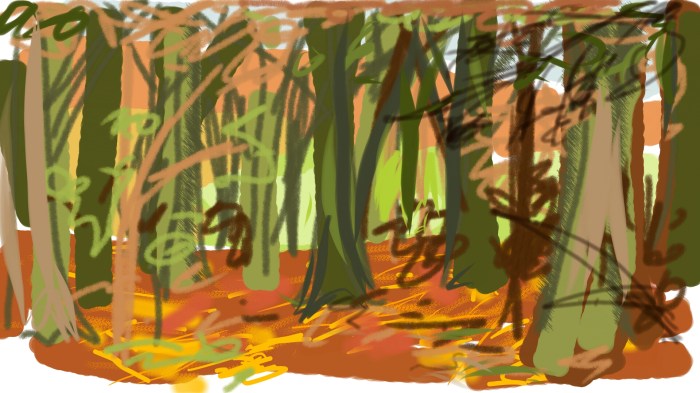 Great Missenden Woods | Digital Art | 297 x 200mm | £150