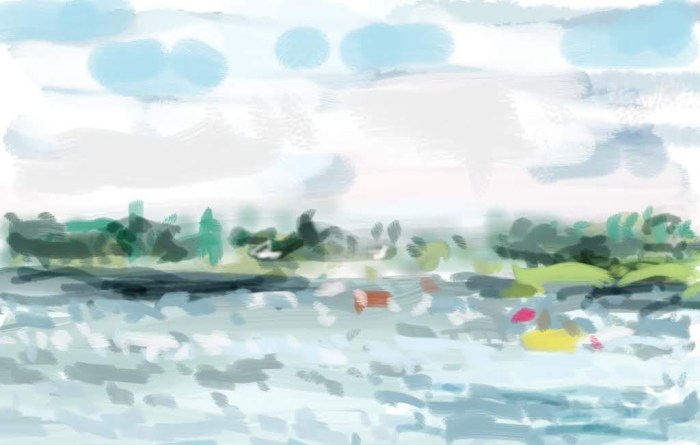Cloudy Jugon, Brittany | Digital Art | 297 x 210mm | £150