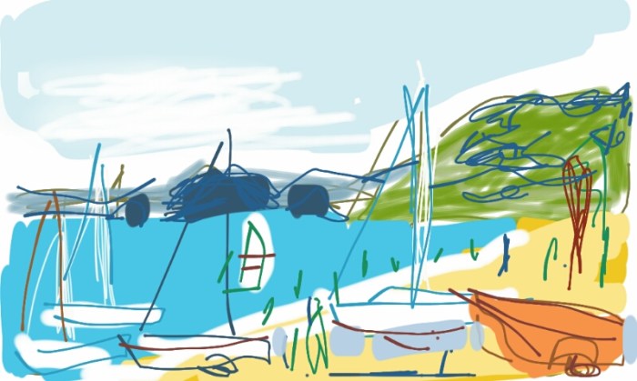 Penguen Beach, Brittany | Digital Art | 297 x 210mm | £150