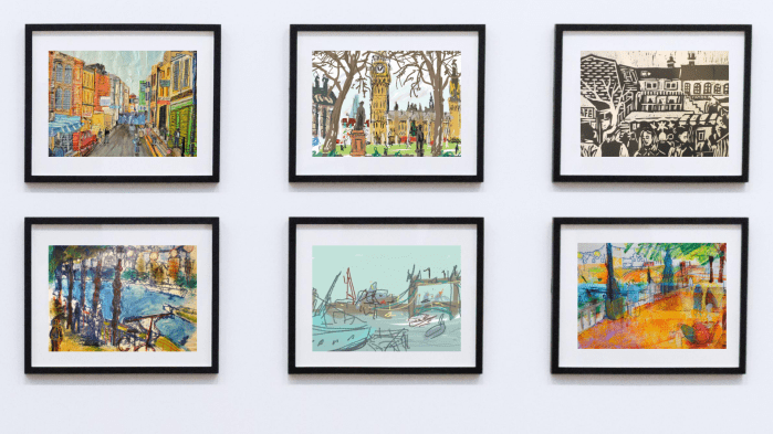 London Art by Katie Moritz