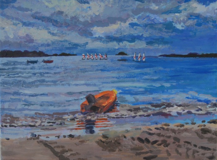 Calm before the Storm | Acrylic | 420 x 300mm | Original was gift; available as a print