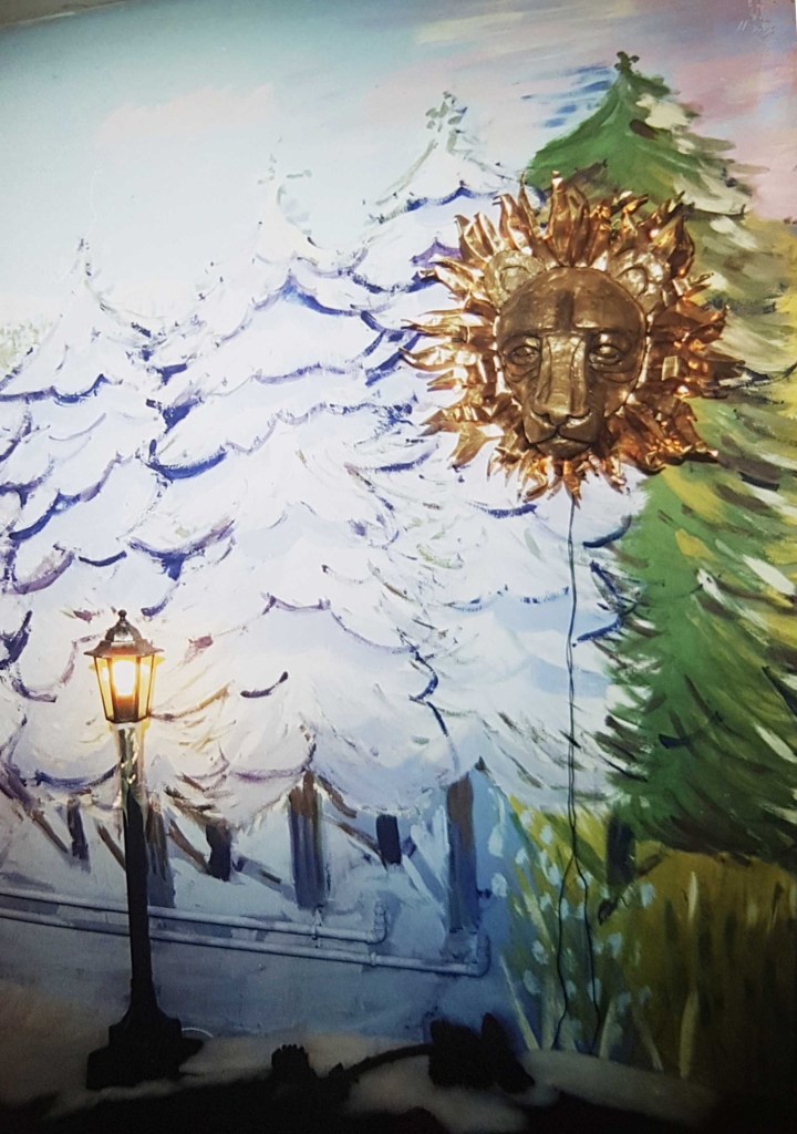 I painted the entire boiler room walls with a scene of Narnia in snow, and then thawed.